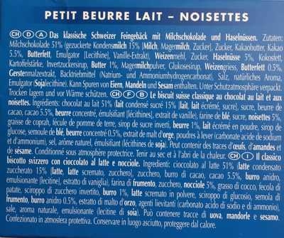Petit Beurre Lait-Noisette