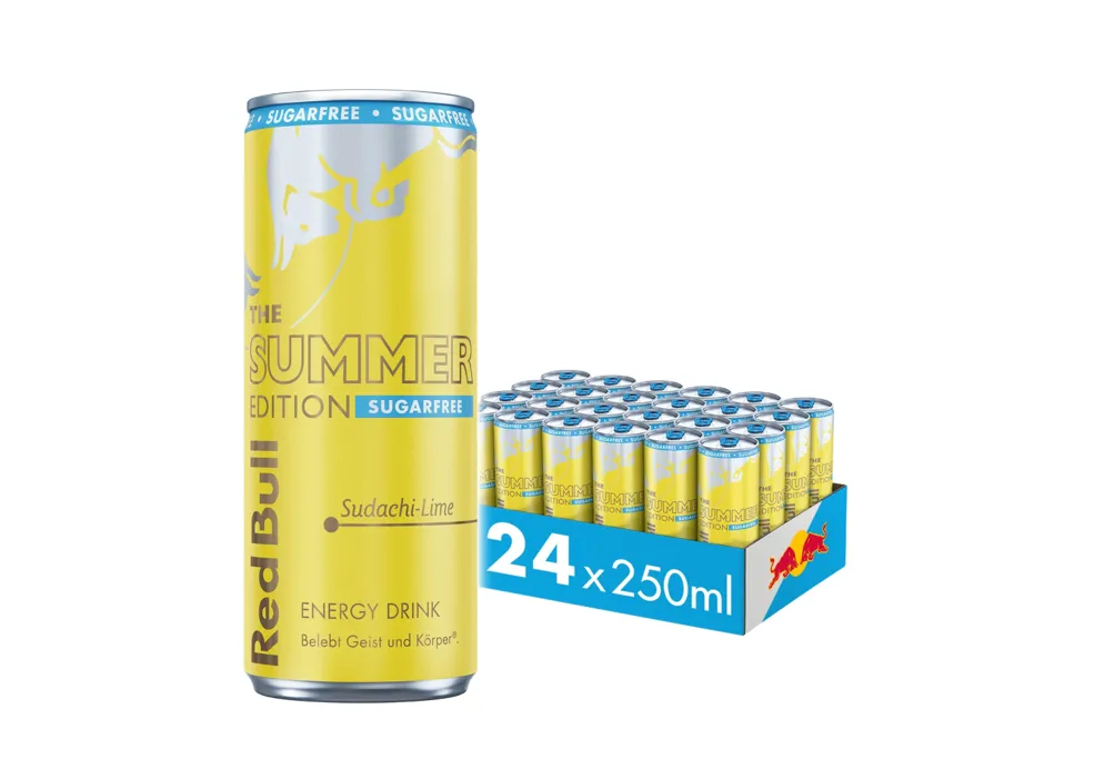 Red Bull 24x25cl Summer Edition Sugarfree