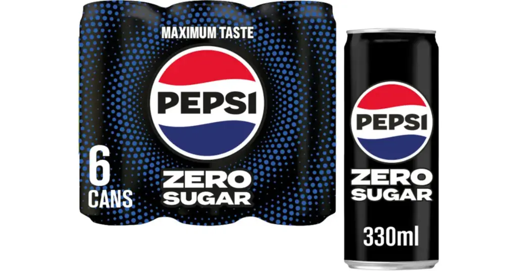 Pepsi Zero 33CL x6 Pack