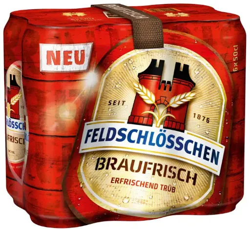 Feldschlössen Braufrisch 6x50cl